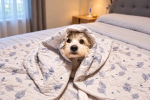 Perro con dolor articular durante los meses de frío